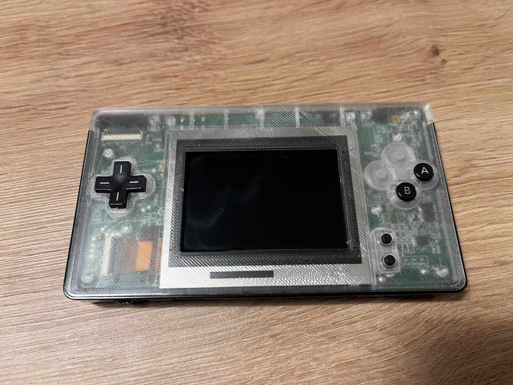 Передняя панель Gameboy Macro с 2 кнопками для Nintendo DS Lite