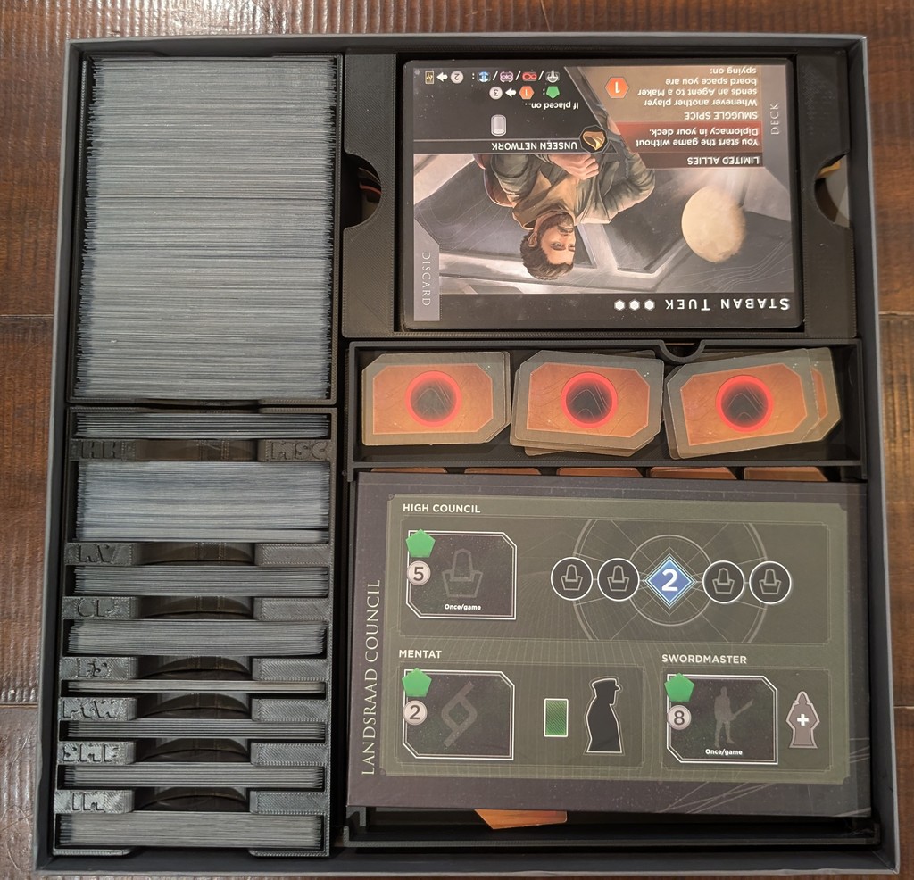 Органайзер для Dune Imperium Uprising с дополнениями