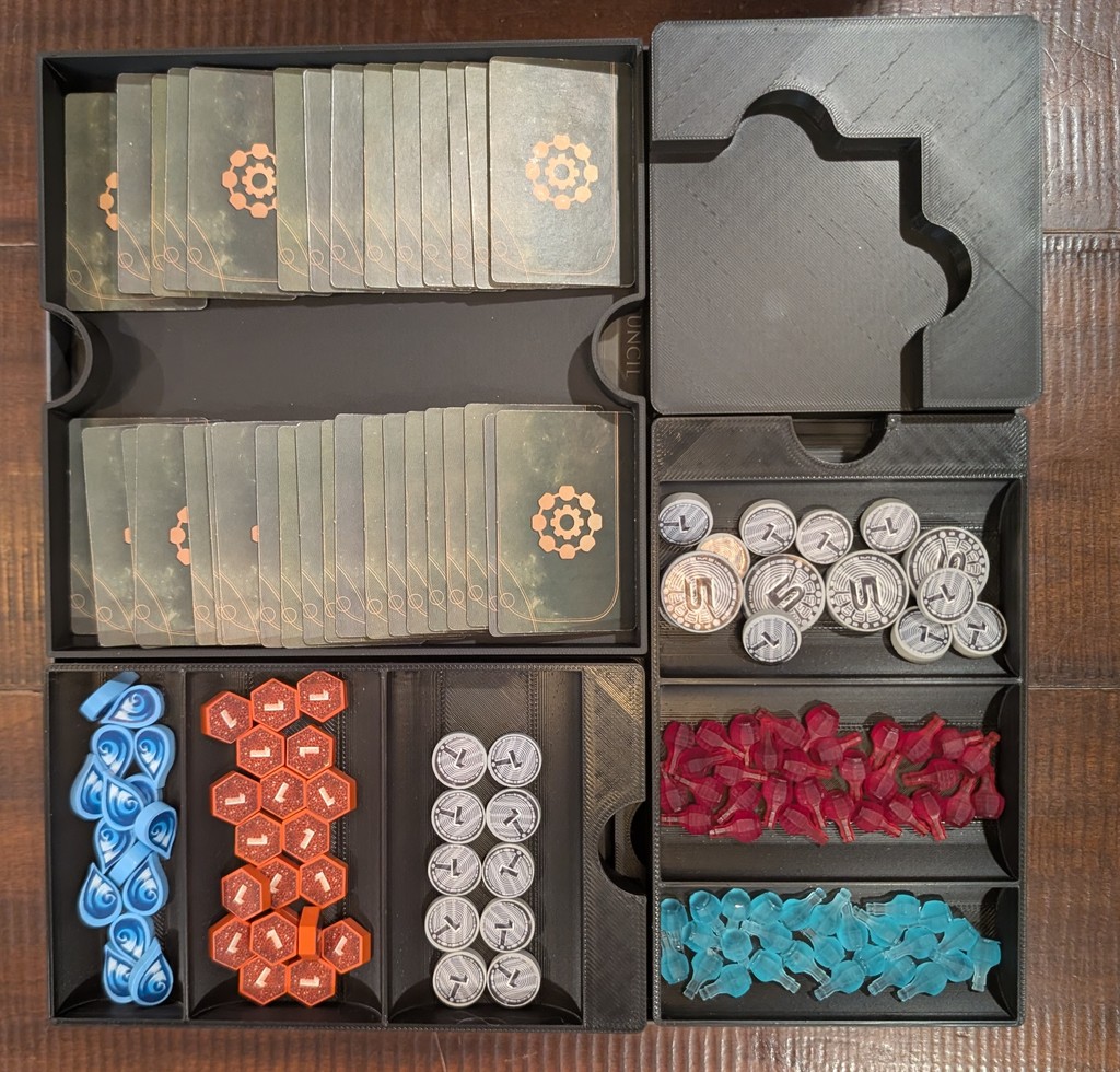 Органайзер для Dune Imperium Uprising с дополнениями