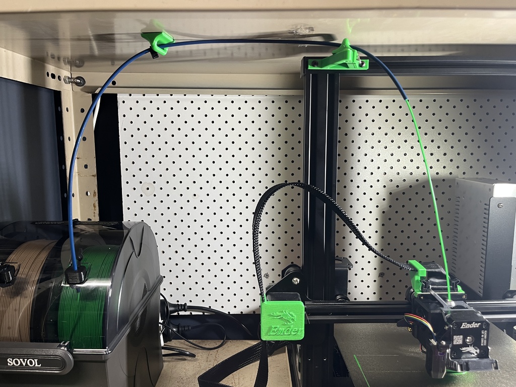 Филаментный гид PTFE с магнитным креплением