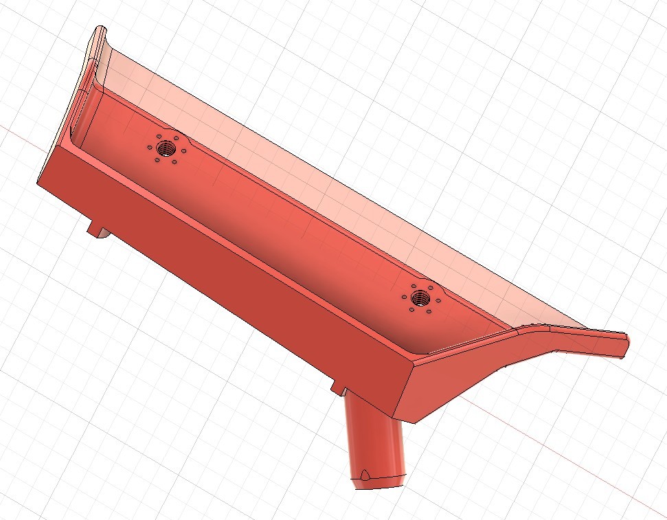 PM Gouttiere Central для Ram Promaster