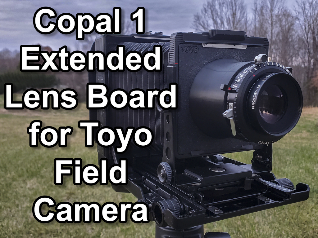 Расширенная линзовая плата Copal 1 для Toyo 4x5