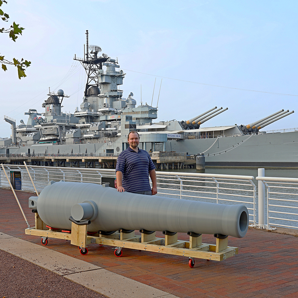 Модель 11-дюймового ядреного орудия Dahlgren 1861 года (1:1)