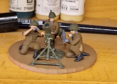 28мм миномет румынского подразделения