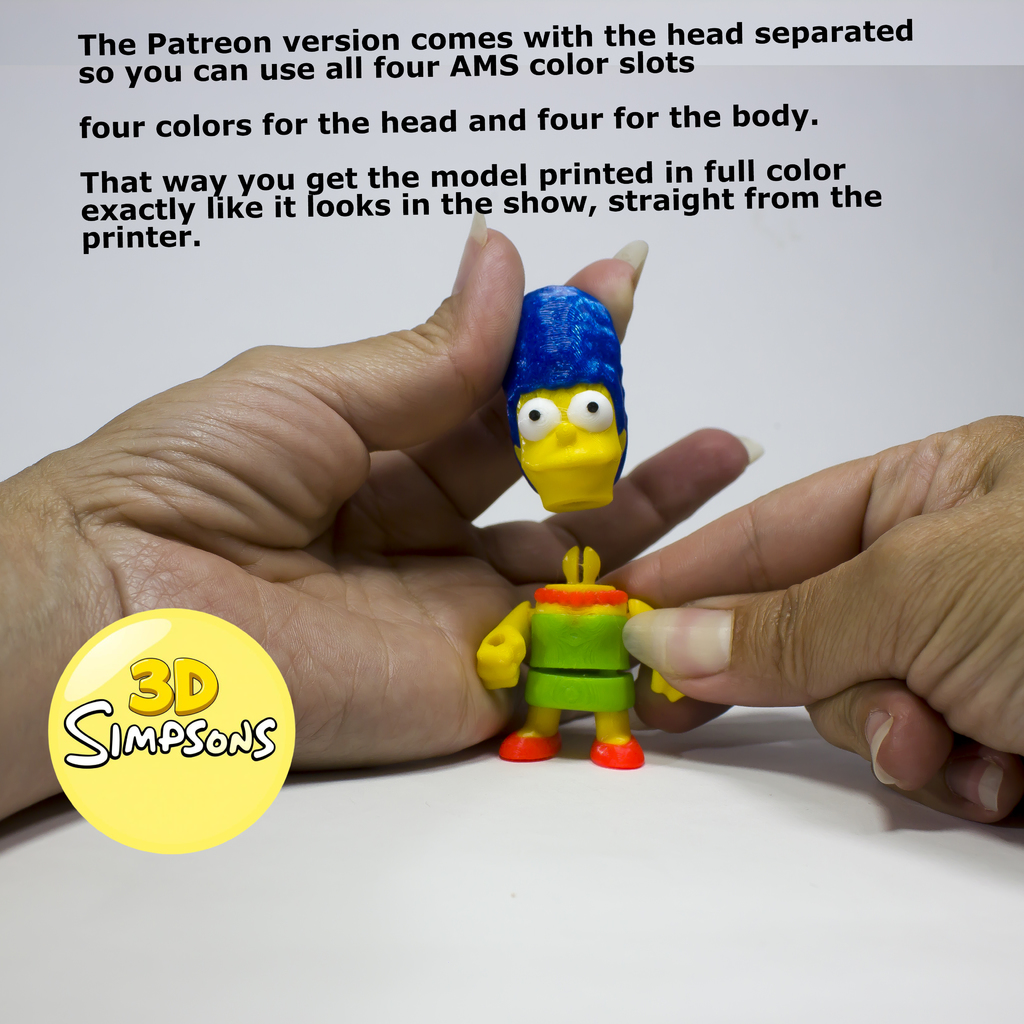 Модель Марж Симпсон - Бесплатная версия