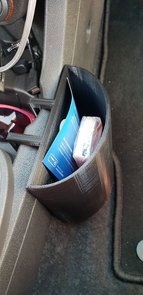 Мусорное ведро/полка для Opel Corsa D на центральной консоли