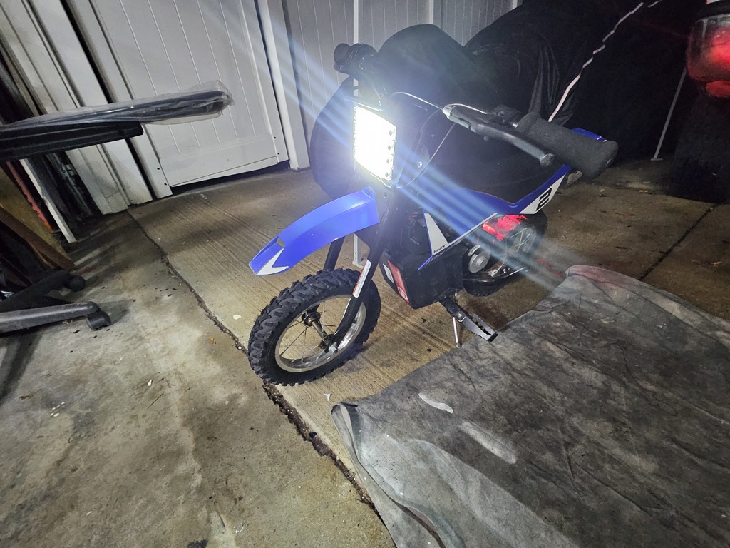 Система освещения и батареи для Razor MX125