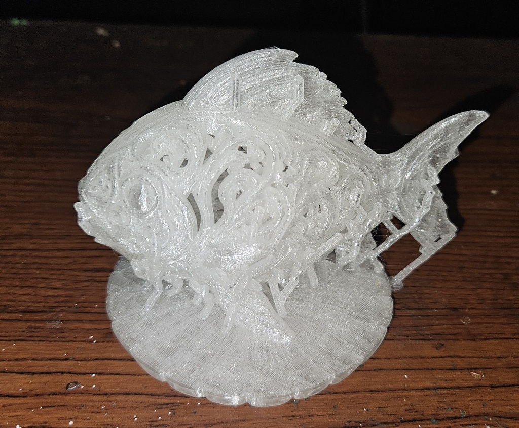 Изысканная модель рыбы