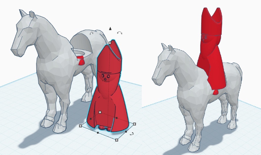 Лошадь для фигуры Синта от Мартины