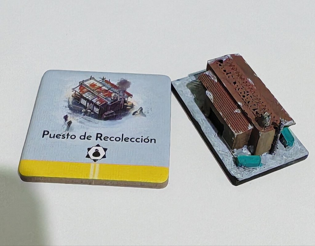 Здания Frostpunk LowPoly