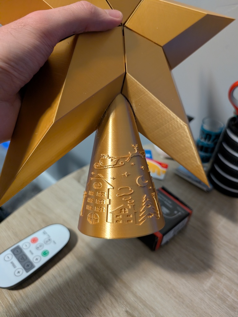 12-дюймовая звезда для верхушки рождественской ёлки