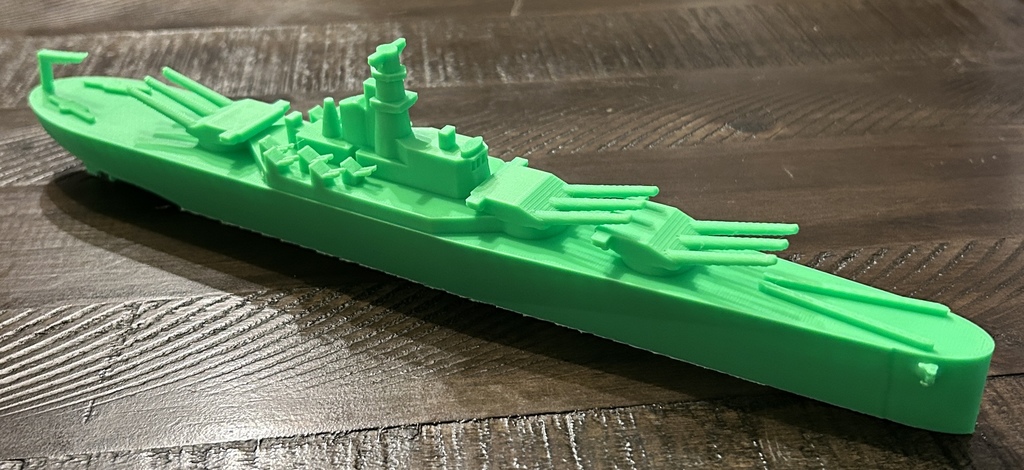 Модель USS ALABAMA (BB-60)