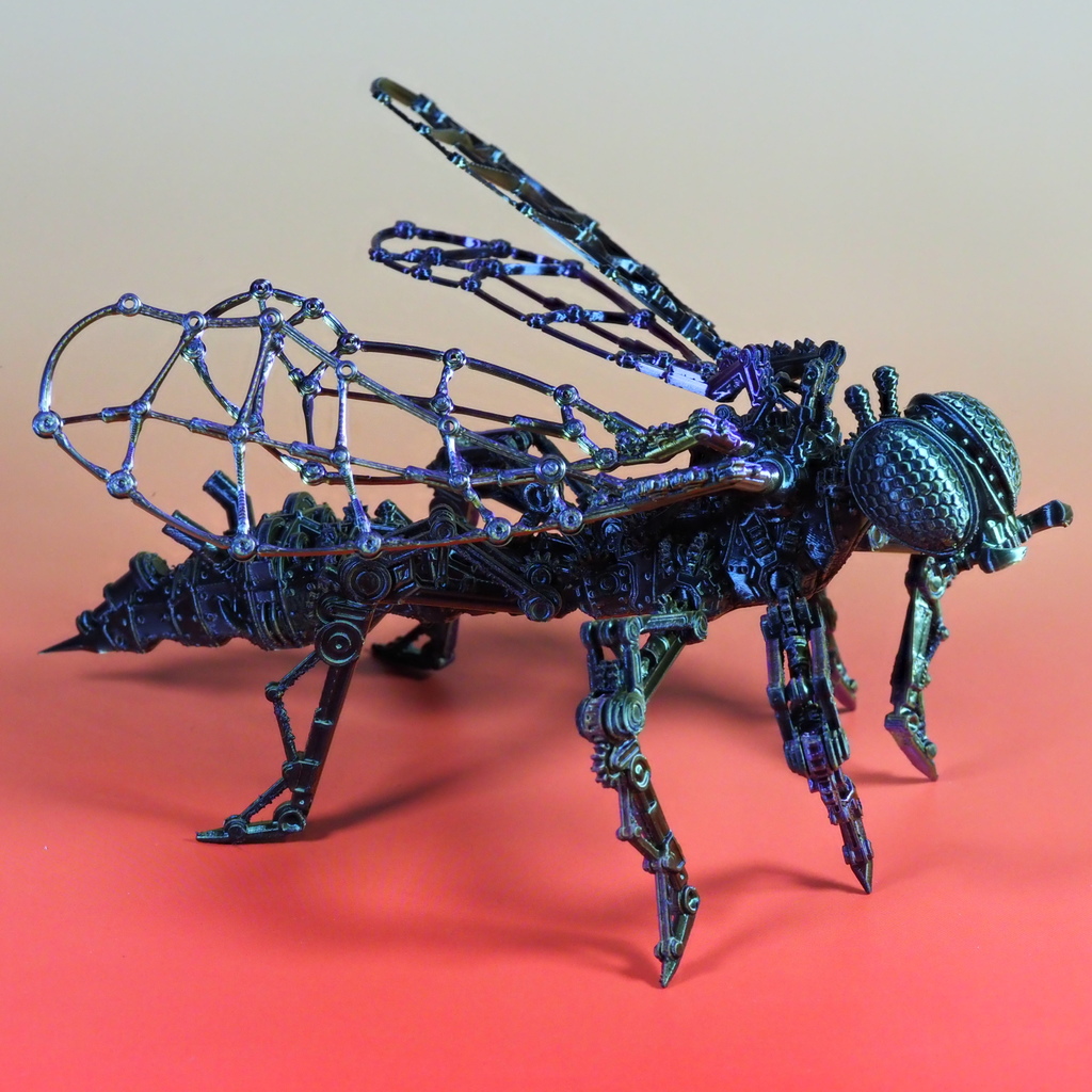 Степанковая оса с подвижными суставами