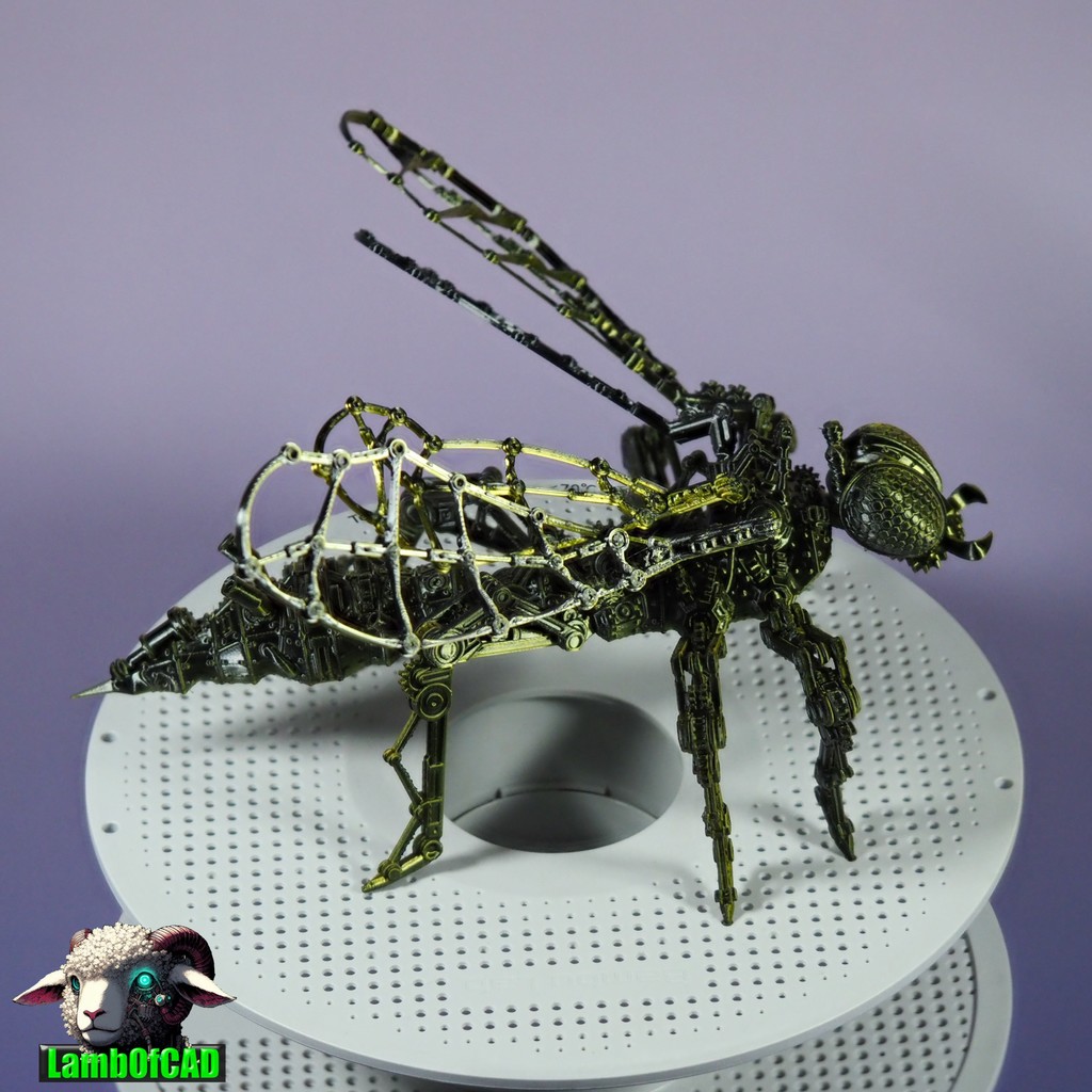 Степанковая оса с подвижными суставами