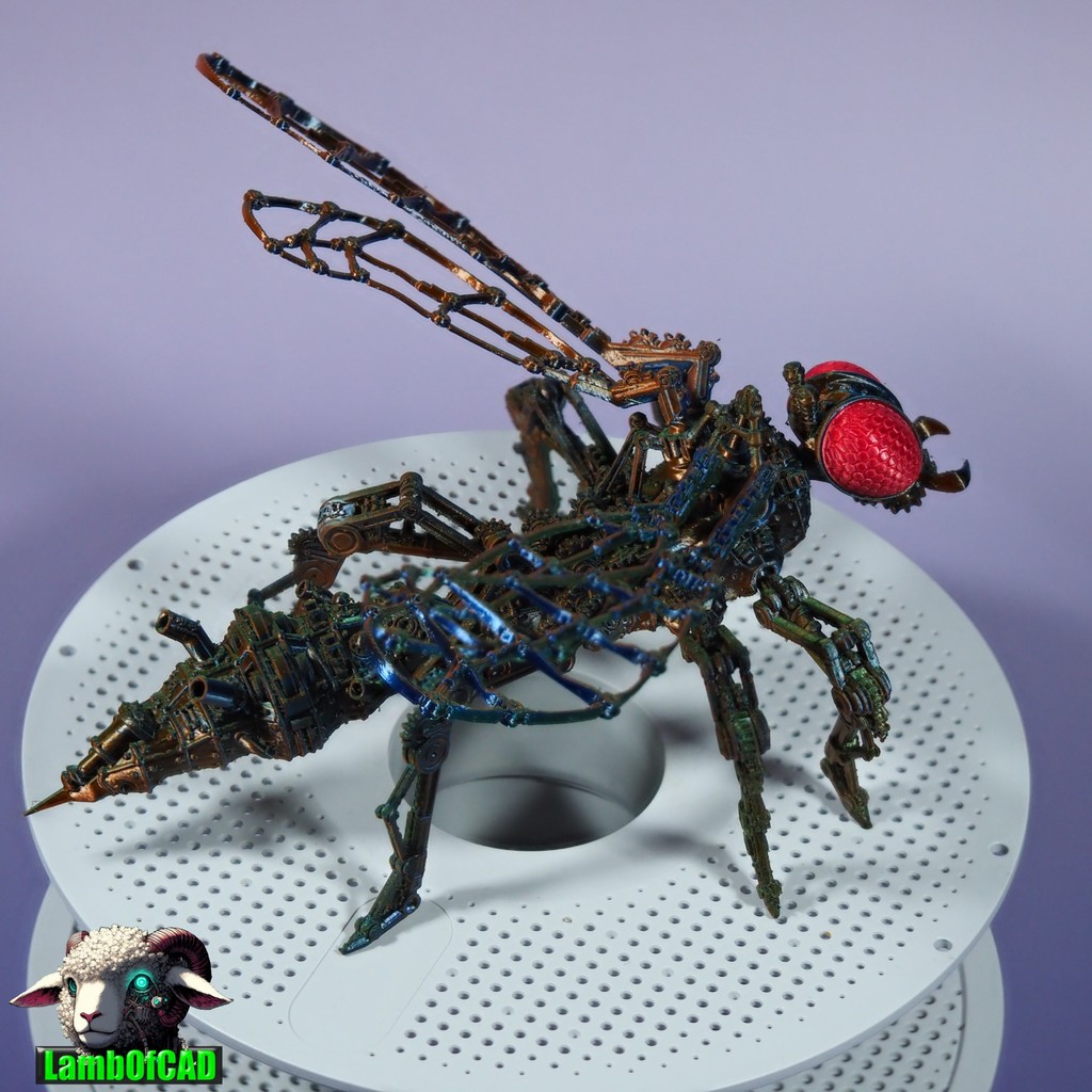 Степанковая оса с подвижными суставами