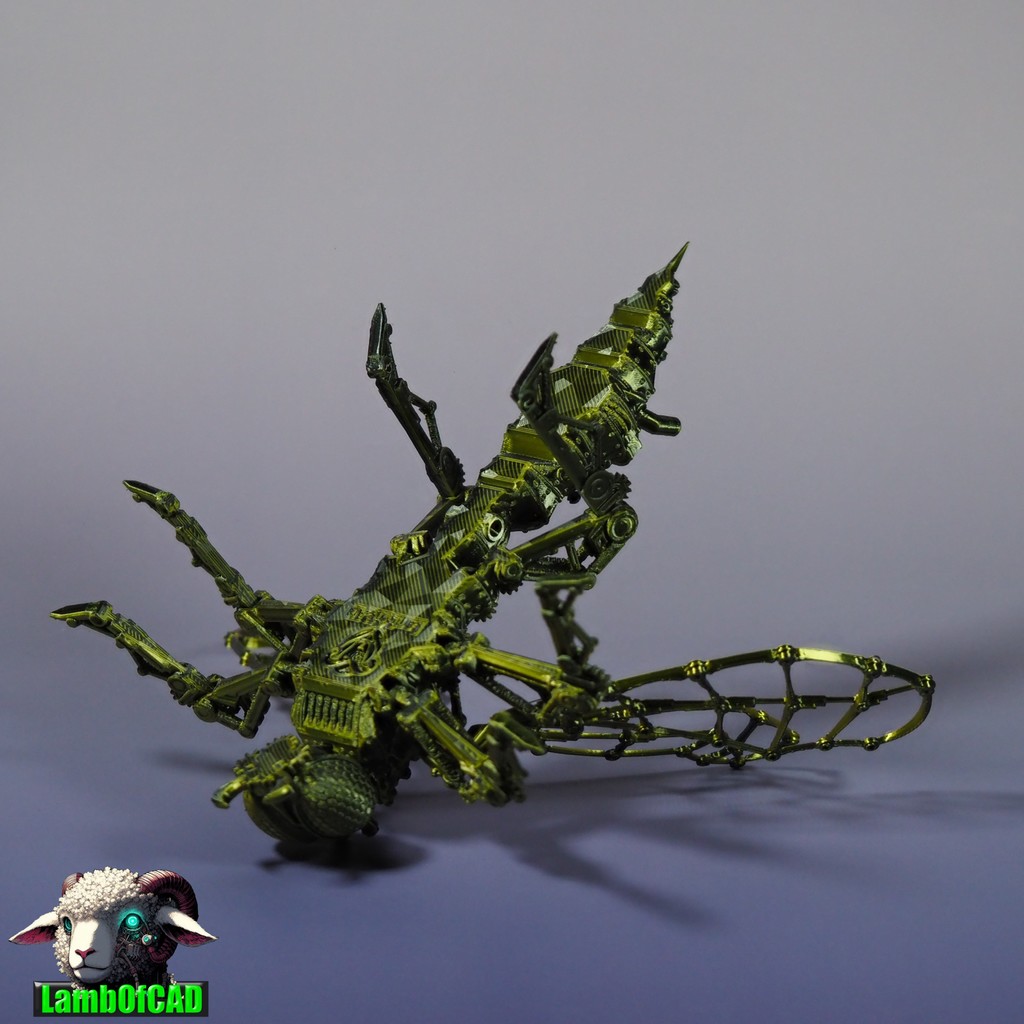 Степанковая оса с подвижными суставами