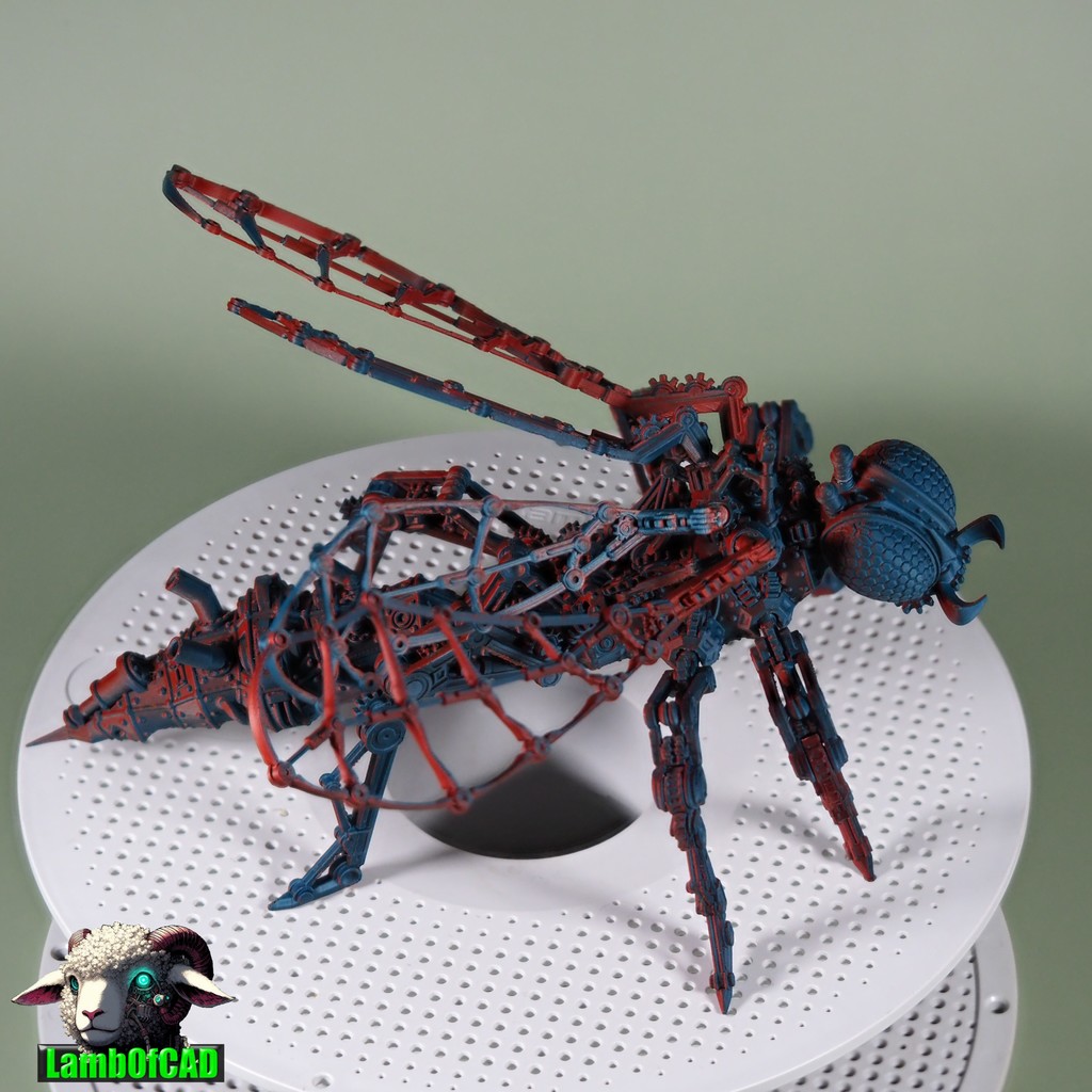 Степанковая оса с подвижными суставами