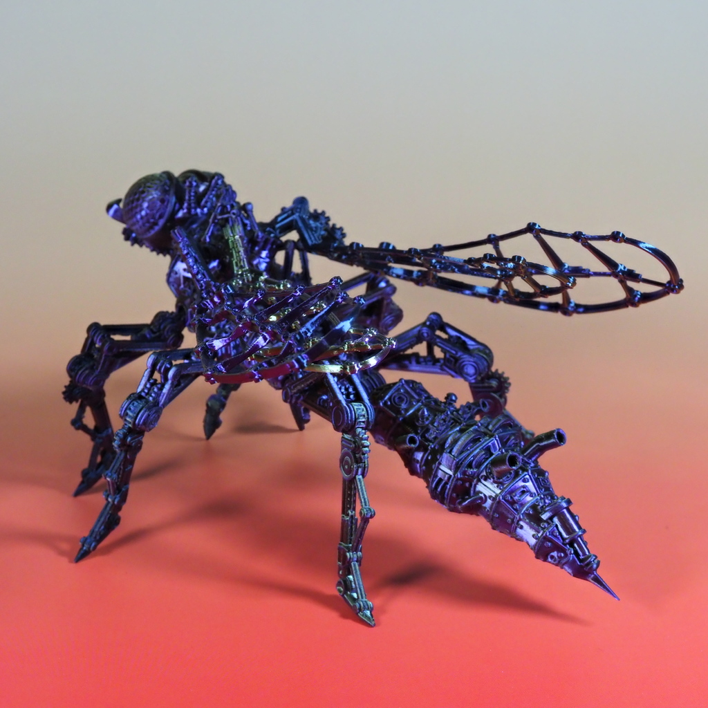 Степанковая оса с подвижными суставами