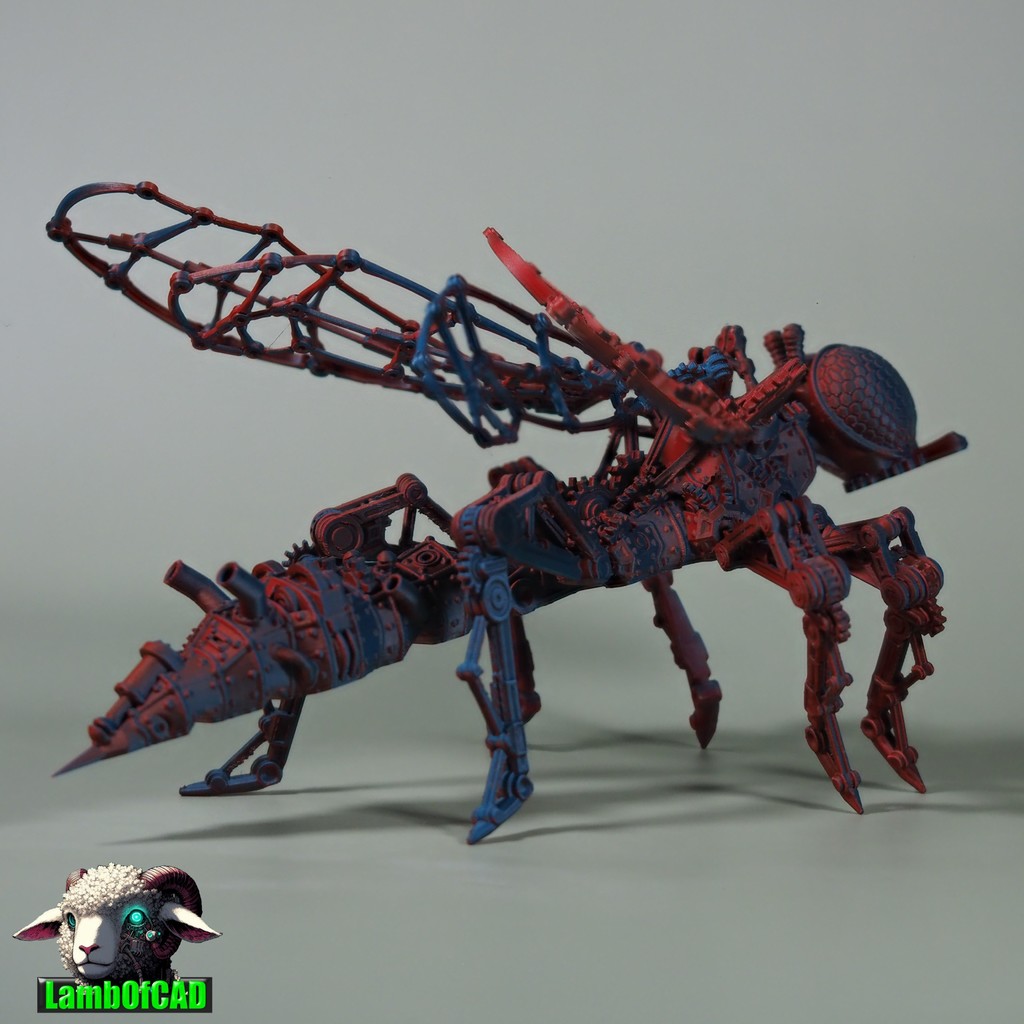 Степанковая оса с подвижными суставами