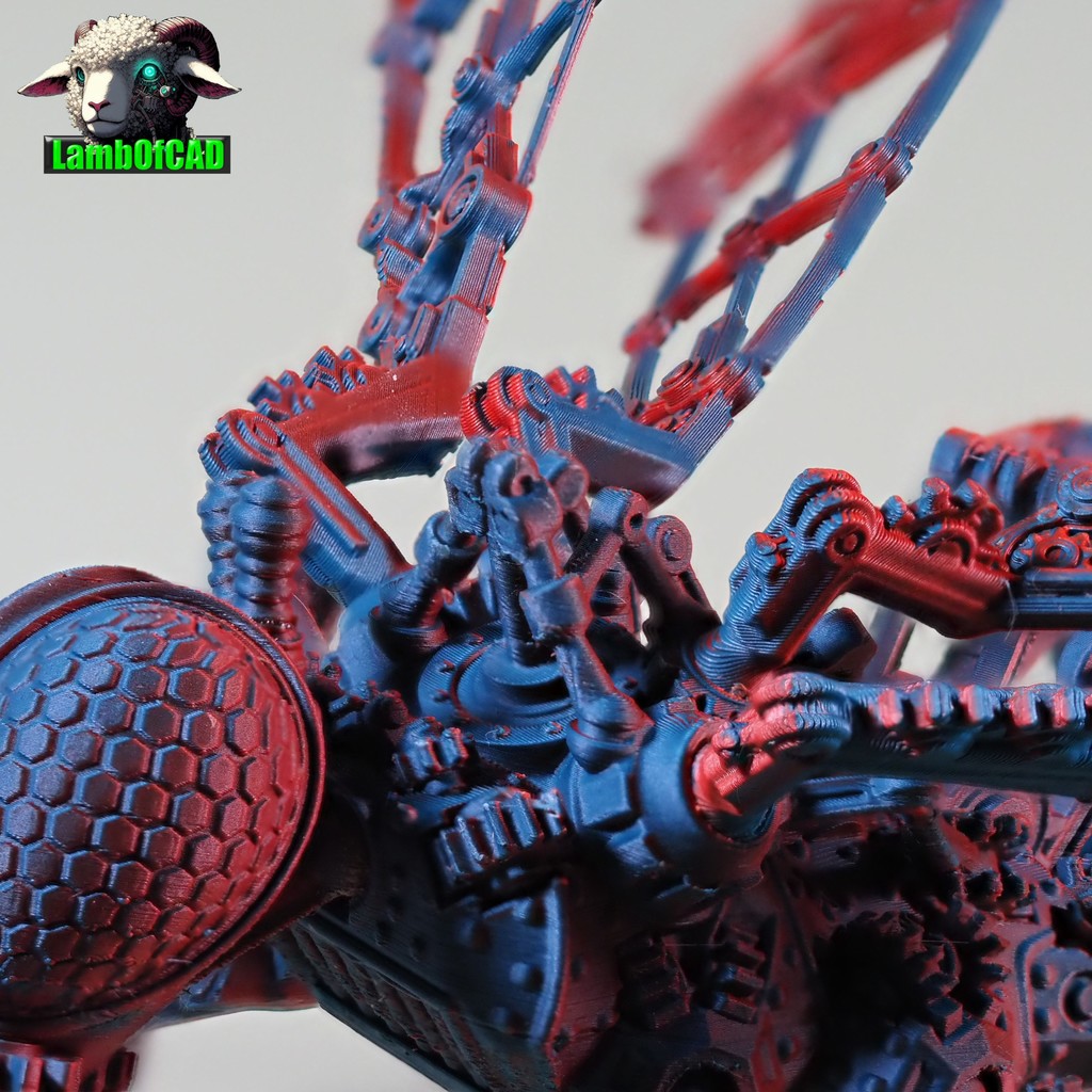 Степанковая оса с подвижными суставами