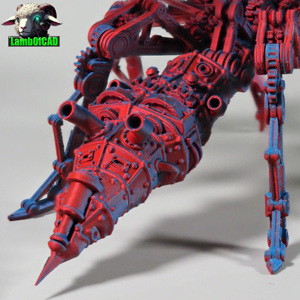 Степанковая оса с подвижными суставами