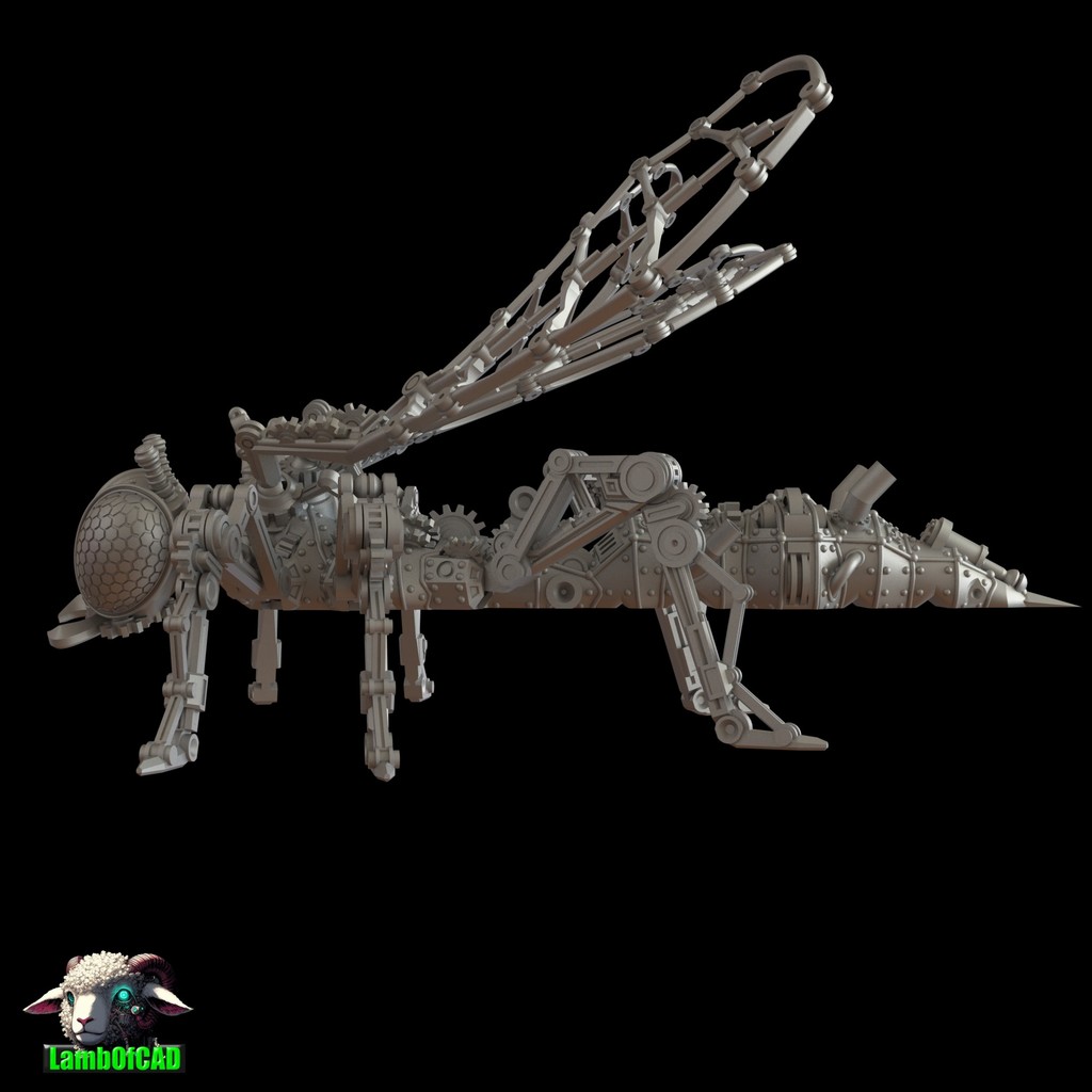 Степанковая оса с подвижными суставами