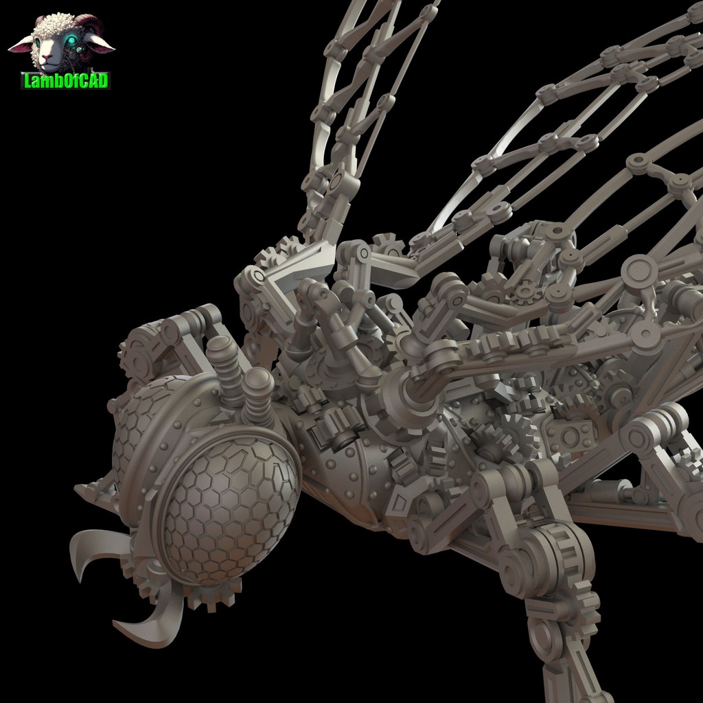 Степанковая оса с подвижными суставами