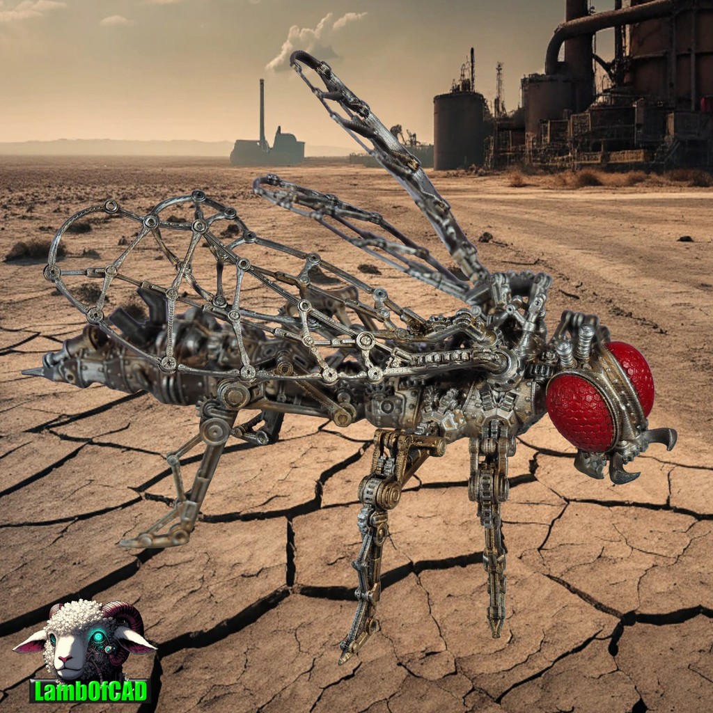 Степанковая оса с подвижными суставами