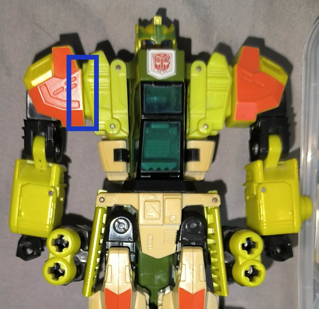 Transformers Energon Bulkhead Shoulder Ratchet