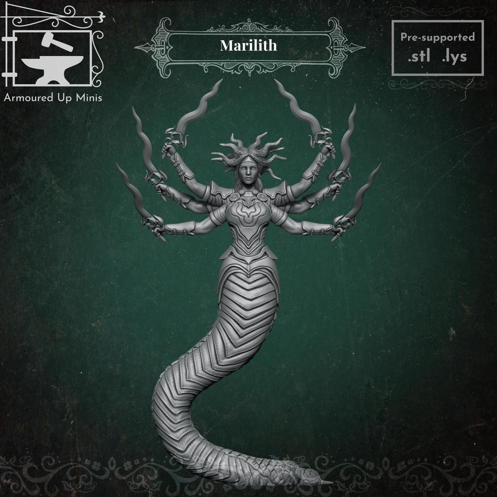 Миниатюра Marilith для настольных игр