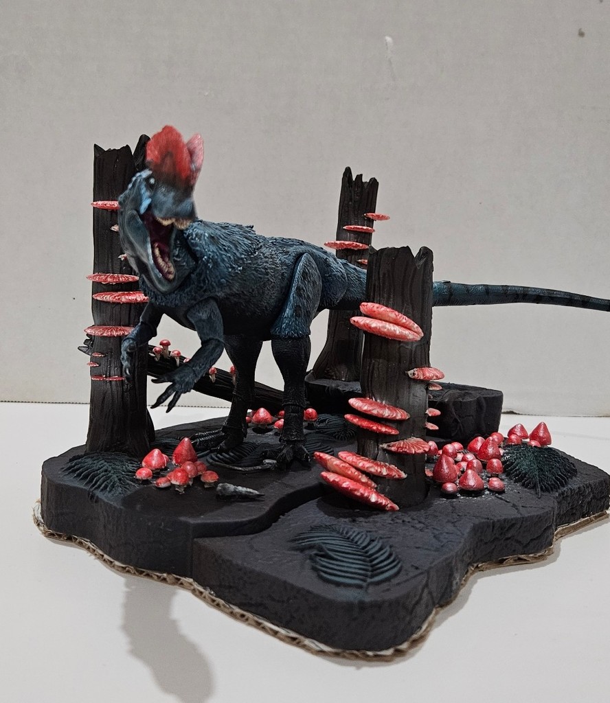 Декорация для диорамы "Охота при лунном свете"