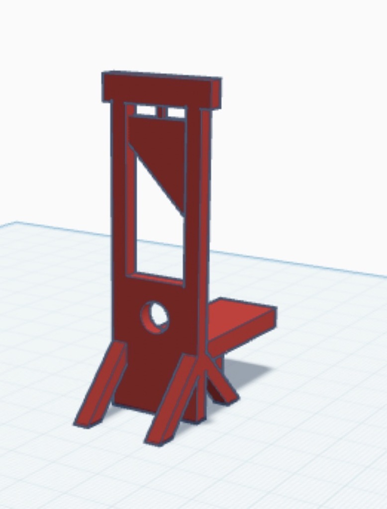 Гильотина - 3D модель