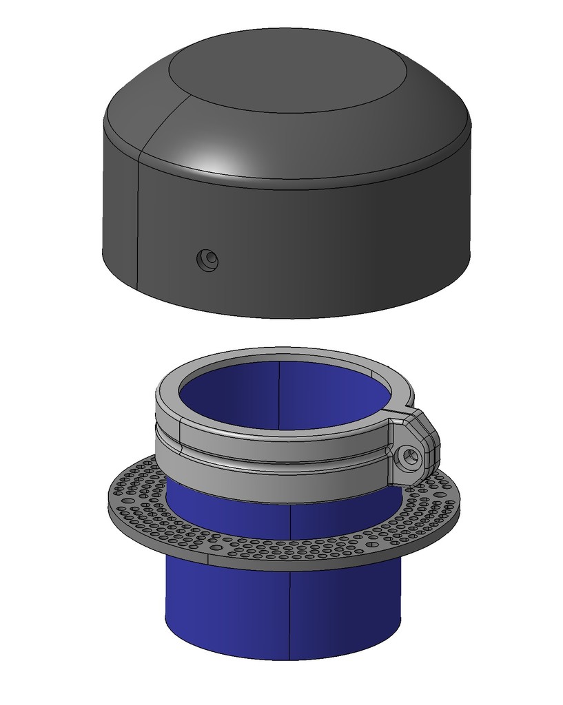 Крышка вентиляции для труб диаметром 60 мм