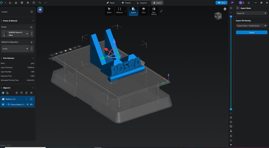 МОДЕЛИРОВАННАЯ МАРКЕРНАЯ БАЗА POSCA PC5