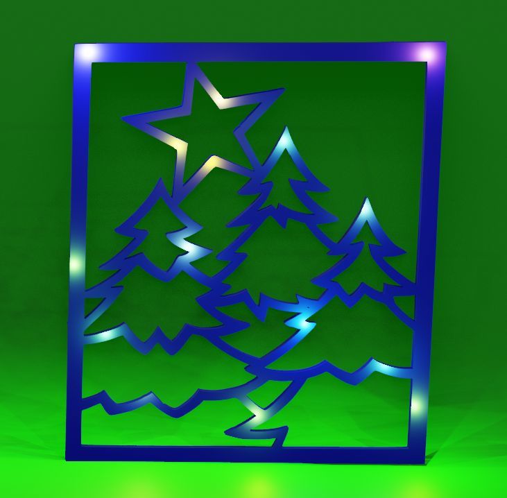 Елка с звездой для 3D-печати