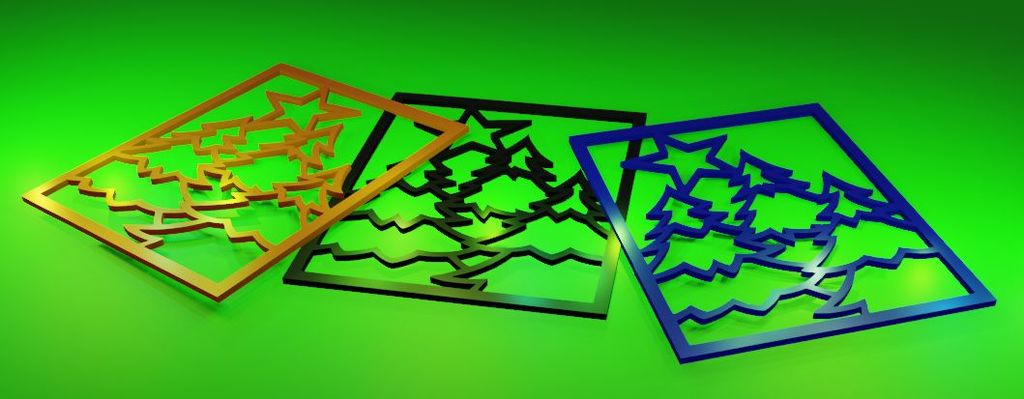 Елка с звездой для 3D-печати