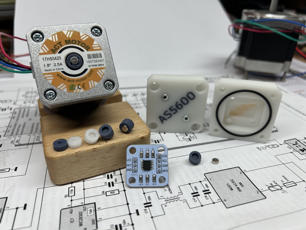 Корпус магнитного энкодера AS5600 для шагового мотора NEMA 17