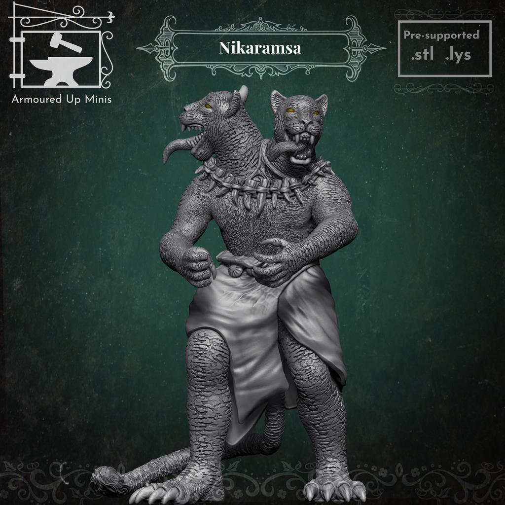 Миниатюра Никарсамса для настольных игр