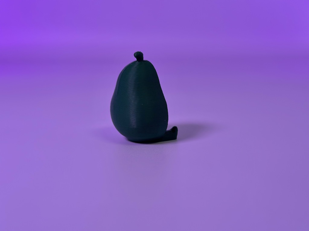 Модель авокадо для печати