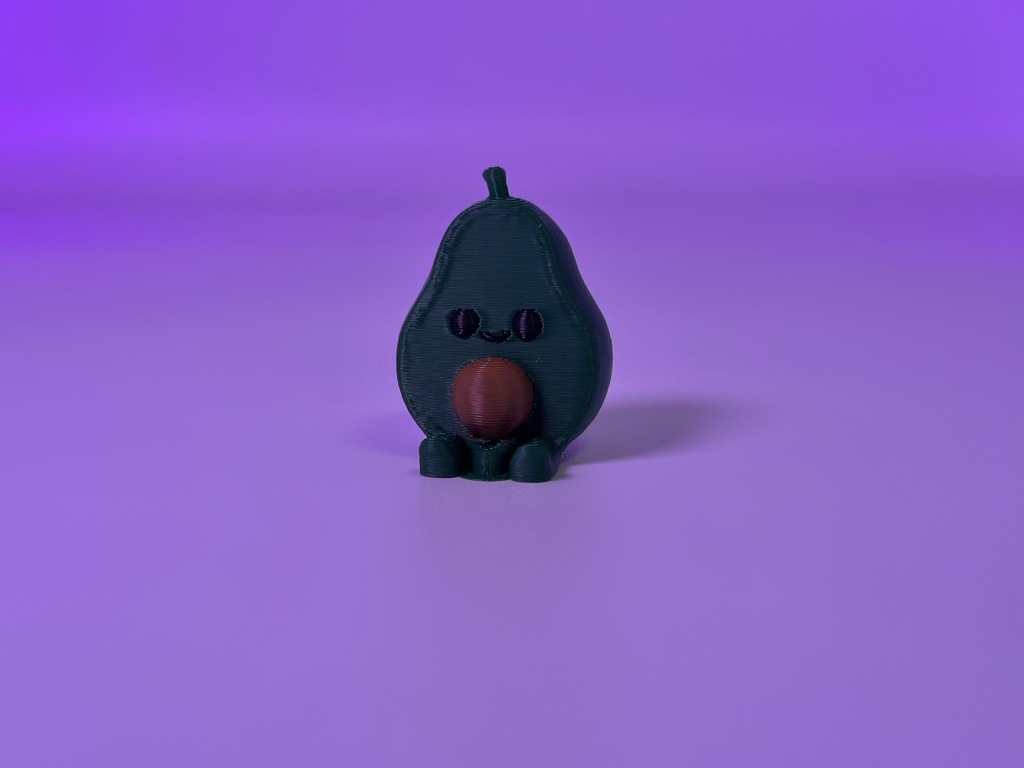 Модель авокадо для печати