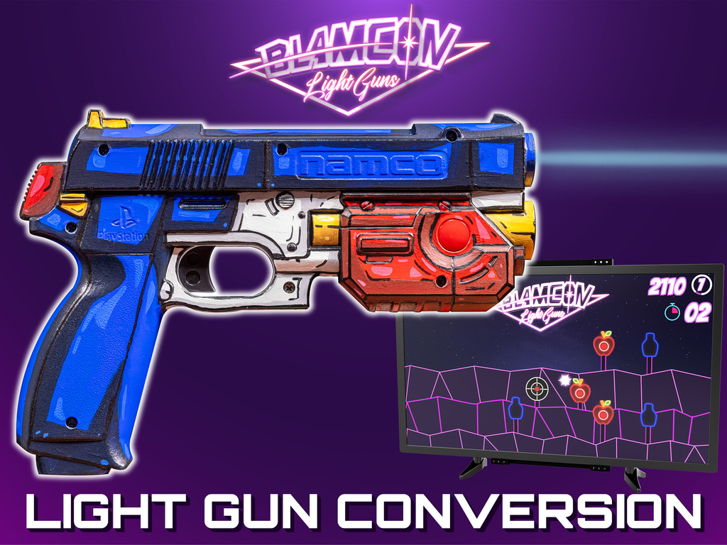 Конверсия GunCon Light Gun в Blamcon