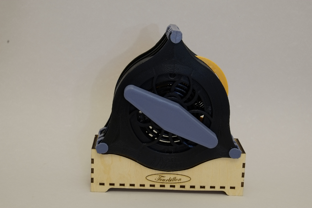 Части для 3D-печатного турбийона в масштабе 1,5