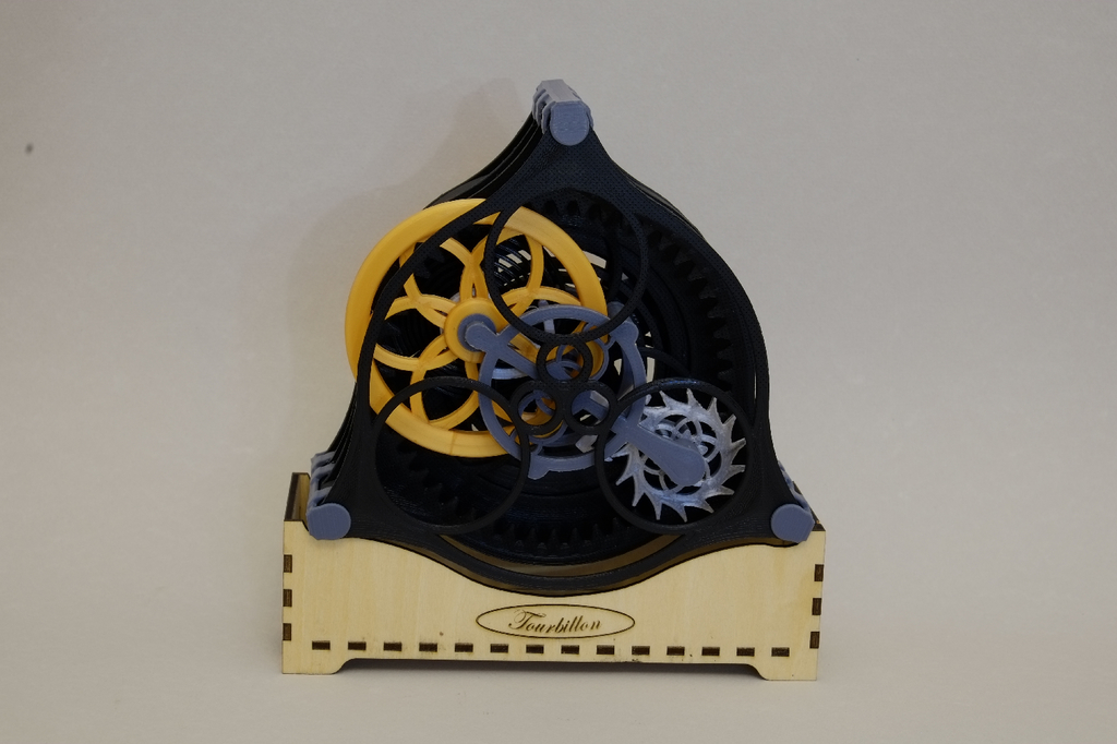 Части для 3D-печатного турбийона в масштабе 1,5