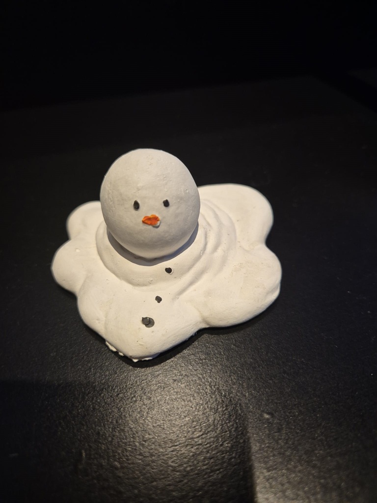 Таящий снеговик