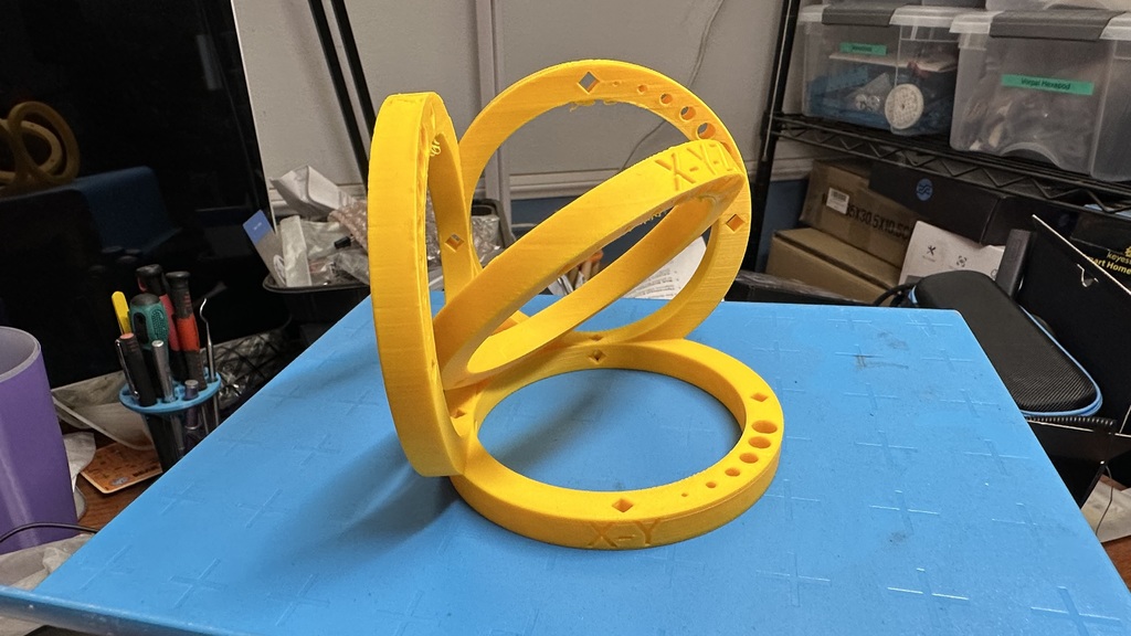 Тестовый объект для проверки точности и свисающих участков