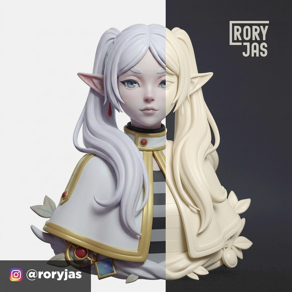 Фигурка Фрирен из аниме "Фрирен: По ту сторону конца путешествия"