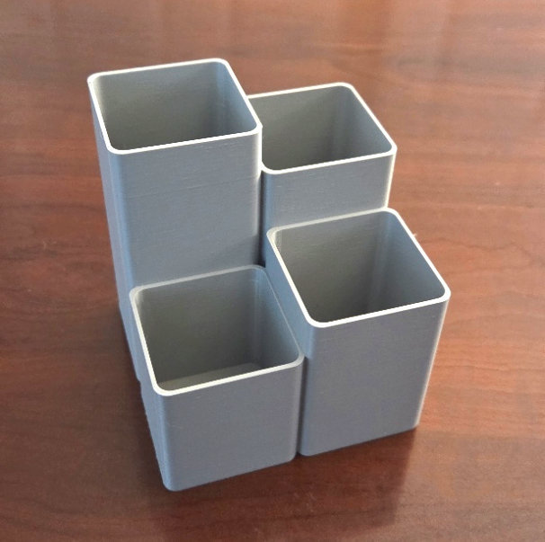 Пенал для карандашей с 4 отделениями