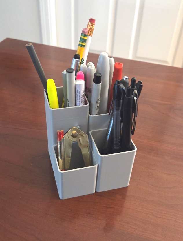 Пенал для карандашей с 4 отделениями