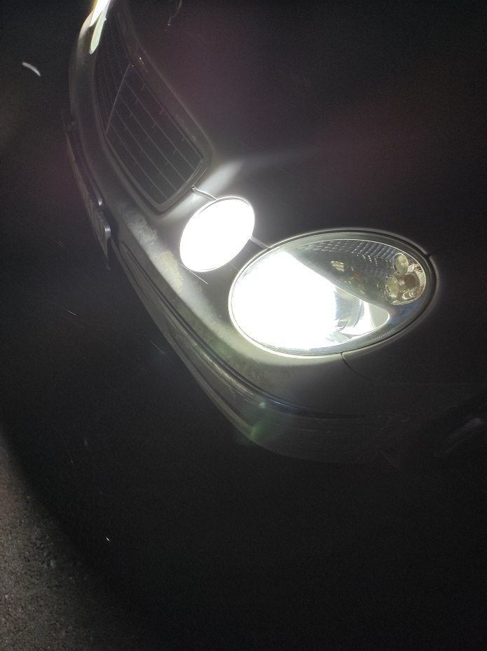 LED адаптер H7 для Mercedes E класса W211 дальнего света