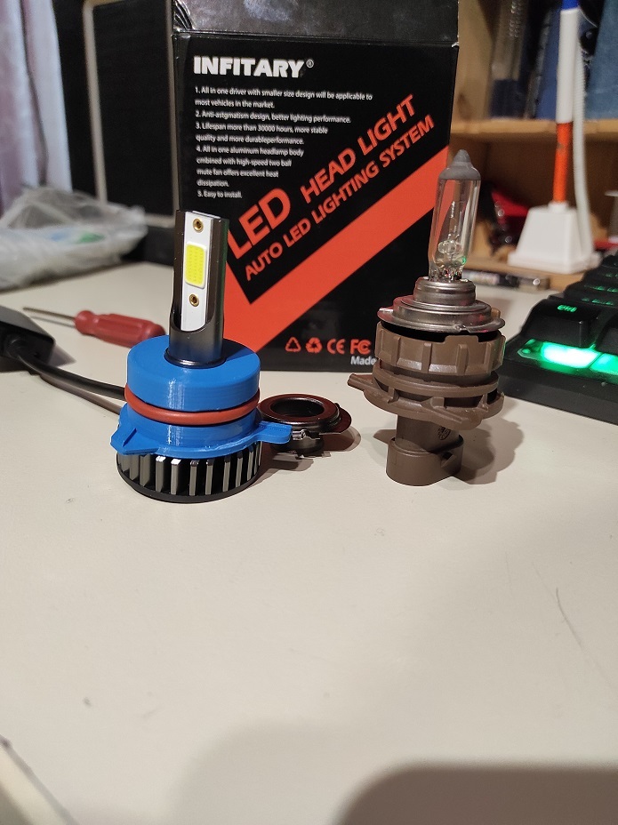 LED адаптер H7 для Mercedes E класса W211 дальнего света